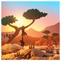 SANDLÖPARE, мягкая игрушка, теленок жирафа/коричневый 106.030.57