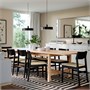 KARSKÄR / SKANSNÄS, стол и 8 стульев, каучуковое дерево/черный бук 796.290.88