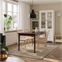 NÄSINGE / HÖGVED, стол и 4 стула, шпон бука, морилка темно-коричневого цвета/шпон березы 996.117.23