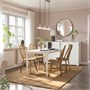 DANDERYD / SKOGSTA, стол и 4 стула, белый/акация 495.451.89
