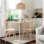 LISABO / HÖGVED, стол и 2 стула, шпон ясеня/березы 796.300.96