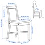 PINNTORP / PINNTORP, стол и 2 стула светло-коричневая морилка белая морилка/Каторп светло-коричневая морилка 894.844.38