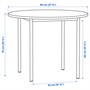 IKEA PS 2026 / HÖGVED, стол и 4 стула, зеленый/сосна 096.477.74
