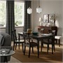 ROSENTORP / ROSENTORP, стол и 4 стула, черный/черный 296.116.89