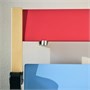 IKEA PS 2026, стол и 2 складных стула, сосна/синий/черно-красный 696.477.71