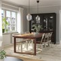 MÖRBYLÅNGA / NORRMANSÖ, стол и 6 стульев, дубовый шпон/бежевая акация 894.261.32
