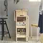 RESARÖ, мобильный откидной столик с ящиком для хранения, сосна 305.815.73
