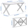 IKEA PS 2026, стол складной/сосна, прозрачный лак 806.179.61