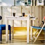 IKEA PS 2026, стол с ящиком, сосна, прозрачный лак 406.179.63