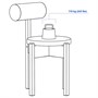IKEA PS 2026, стул, ярко-синий/Кнабек ярко-синий 206.179.64