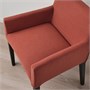 MÅRENÄS, стул с подлокотниками, черный/Гуннаред красно-коричневый 495.151.30