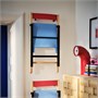 IKEA PS 2026, складной стул, березовый синий/черно-красный 206.179.59
