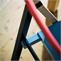 IKEA PS 2026, складной стул, березовый синий/черно-красный 206.179.59