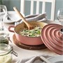 VARDAGEN, кастрюля с крышкой, эмалированный чугун светло-розового цвета 706.503.62
