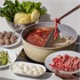 SKÄGGTORSK, кастрюля для горячего с перегородкой и крышкой, антипригарное покрытие светло-бежево-зеленого цвета 006.089.51