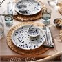 SILVERSIDA, миска, с рисунком/синяя 605.656.99