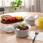 FÄRGKLAR, форма для духовки/сервировочная с крышкой, матовый светло-серый 405.417.70