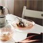 HAVSGÄDDA, боковая пластина, узор в полоску/розовый 806.074.05