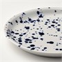 SILVERSIDA, тарелка с рисунком/синяя 106.097.33