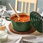 VARDAGEN, кастрюля с крышкой, эмалированный чугун темно-серо-зеленого цвета 506.503.63