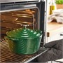 VARDAGEN, кастрюля с крышкой, эмалированный чугун темно-серо-зеленого цвета 506.503.63