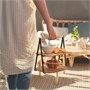 FULLSPÄCKAD, поднос для сервировки, бамбук/черный 804.336.41