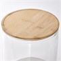 IKEA 365+, банка с краном, бамбук/прозрачное стекло 205.391.03