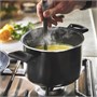 HEMLAGAD, кастрюля с крышкой, антипригарное покрытие черного цвета. 605.809.06