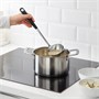 IKEA 365+ HJÄLTE, Половник для супа, нержавеющая сталь/черный 101.615.92