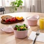 FÄRGKLAR, форма для духовки/сервировочная с крышкой, матовый светло-розовый 105.417.76