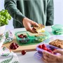PRUTA, Контейнер для сэндвичей с крышкой, сиреневый/зеленый 405.967.10