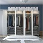 PLATSA, Комбинация гардероба, белый/Фоннес белый 895.866.96