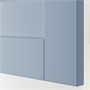 PLATSA, шкаф 3-дверный, белый/Саннидал синий 795.557.23