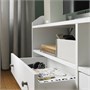HAUGA, Комбинация телевизора и места для хранения вещей, белый 796.033.33