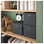 HEMNES, книжный шкаф, серо-зеленая/светло-коричневая морилка 205.961.60