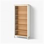 HEMNES, книжный шкаф, серо-зеленая/светло-коричневая морилка 205.961.60