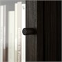 BILLY / OXBERG, книжный шкаф со стеклянными дверцами/дополнительный блок, под дуб темно-коричневый/прозрачное стекло 395.257.09