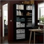 BESTÅ, Комбинация для хранения с дверцами, черно-коричневый/Лаппвикен/Стуббарп черно-коричневый 393.017.66