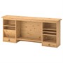 HEMNES, письменный стол с дополнительным блоком, белая морилка светло-коричневый 795.811.33