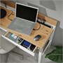 HEMNES, письменный стол с 2 ящиками, белая морилка/светло-коричневый 005.349.55