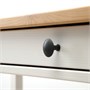 HEMNES, письменный стол с 2 ящиками, белая морилка/светло-коричневый 005.349.55