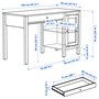 HEMNES, письменный стол, белая морилка 604.159.64
