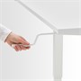 TROTTEN, письменный стол для сидения/подставки, белый 794.295.79