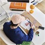 TROTTEN, стол для сидения/подставки, электрический/белый 996.218.97