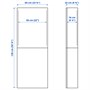 TROTTEN/LIDKULLEN / BESTÅ/LAPPVIKEN, комбинация письменного стола и места для хранения, а также вращающееся кресло бежевого/белого цвета 694.365.99