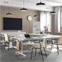 MITTZON, складной стол на колесиках, белый 905.279.55