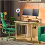 UTVISNING, игровой стол с полкой, ясень/белый 805.863.99