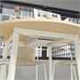MITTZON, стол для переговоров, круглый березовый шпон/белый 795.303.89