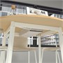 MITTZON, стол для переговоров, круглый дубовый шпон/белый 395.305.03