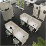 MITTZON, письменный стол для сидения/подставки, электрический, белый 395.275.72